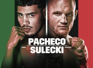 Gala boksu z walką Diego Pacheco vs Maciej Sulęcki o pasy WBC USA i WBO – karta walk