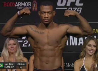 Po zwolnieniu z UFC, Jailton Almeida zawalczy w Rosji