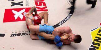 Islam Djabrailov poddał Mariusza Joniaka za pomocą świetnej balachy na kolano! (WIDEO) ksw 98 djabrailov joniak