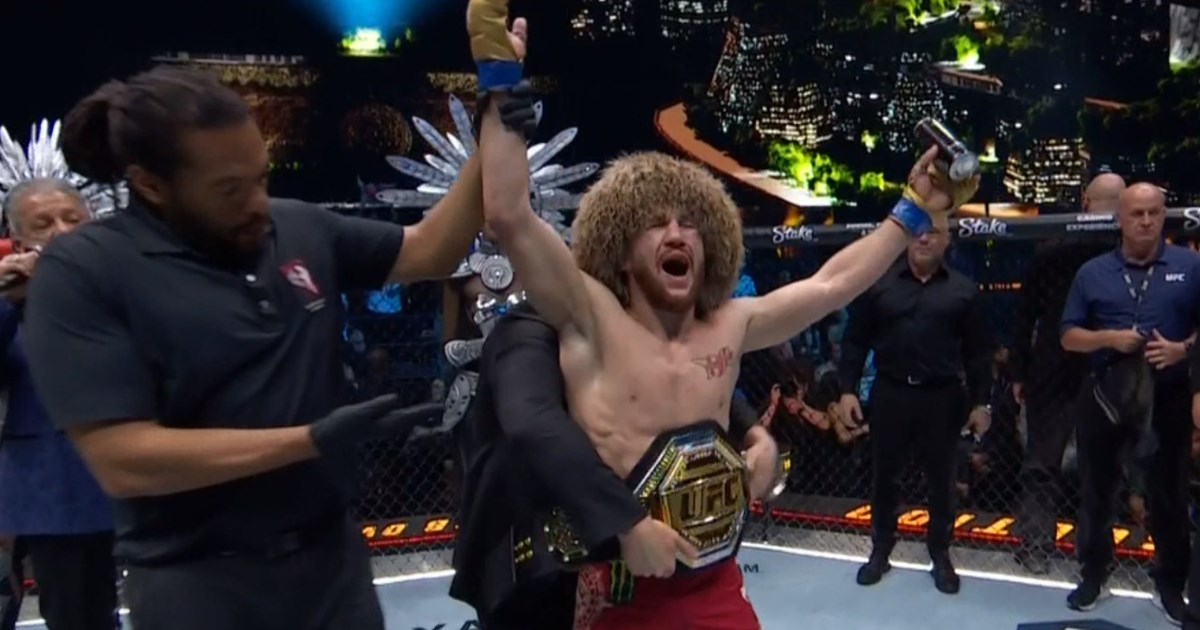 ufc 306 dvalishvili win