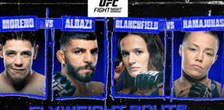 UFC on ESPN+ 104: Moreno vs Albazi – karta walk, informacje o transmisji gali