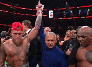Walka bez większych emocji. Jake Paul pokonał Mike’a Tysona jednogłośną decyzją sędziów