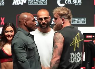 To się naprawdę wydarzy. Mike Tyson i Jake Paul twarzą w twarz na kilkadziesiąt godzin przed walką (WIDEO)