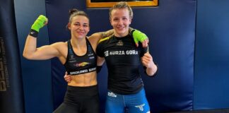 Laura Grzyb na sparingach z Pauliną Wiśniewską