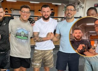 „Wzruszające jak zawodnik, który był wzorem…” – Michał Oleksiejczuk na spotkaniu z legendą MMA (WIDEO)