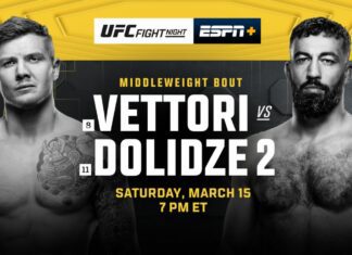UFC Fight Night: Vettori vs Dolidze 2 – wyniki gali