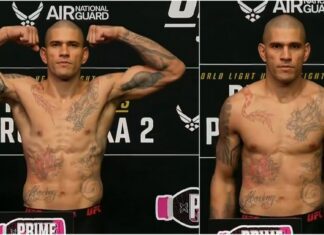 Alex Pereira zdradził ile waży na kilka dni przed walką z Magomedem Ankalaevem na UFC 313