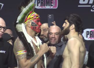 Ostatnie spotkania twarzą w twarz bohaterów UFC 313 przed walkami w oktagonie (WIDEO)