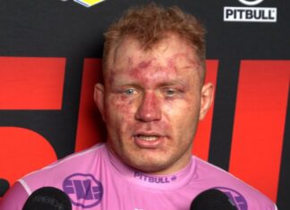 Porozbijana twarz i wielka radość. Marek Samociuk zwyciężył z Filipem Stawowym na KSW 104