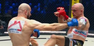 Szybki nokaut! Bartosz Kurek skończył Damiana Mieczkowskiego w pierwszej rundzie starcia (WIDEO) ksw 104 kurek mieczkowski