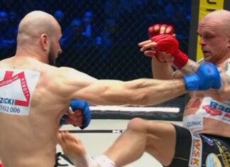 Szybki nokaut! Bartosz Kurek skończył Damiana Mieczkowskiego w pierwszej rundzie starcia (WIDEO) ksw 104 kurek mieczkowski