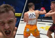 Tymoteusz Łopaczyk znokautował Oskara Szczepaniaka w pierwszej rundzie pojedynku! (WIDEO) ksw 104 lopaczyk szczepaniak