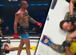 Kolana w tajskim klinczu! Sergiusz Zając ciężko znokautował Michała Dreczkowskiego (WIDEO) ksw 104 zajac dreczkowski