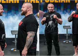 Co „Pudzian” powiedział do Halla? Spotkanie twarzą w twarz byłych strongmanów (WIDEO)