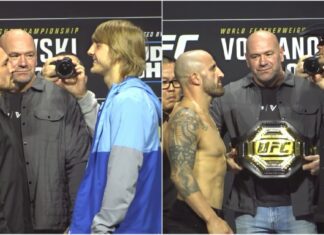 Volkanovski i Lopes, Chandler i Pimblett pierwszy raz oko w oko przed UFC 314 (WIDEO)