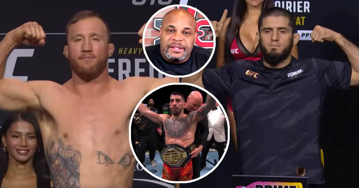 Cormier przewiduje, że o pas z Makhachevem zawalczy Gaethje, nie Topuria. “Do tej walki dojdzie”