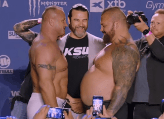 Gigantyczna różnica wagi między Pudzianem i Hallem! Wyniki ważenia przed XTB KSW 105