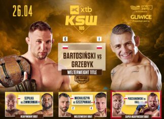 XTB KSW 105: Bartosiński vs Grzebyk 2 – wyniki gali