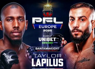 Taylor Lapilus zawalczy na gali PFL w Paryżu