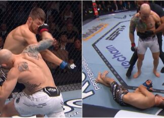 Przed UFC Vegas 105, organizacja przypomina jeden z najbardziej przerażających nokautów w historii (WIDEO)