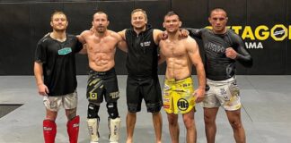 Łukasz Charzewski pomaga rywalowi Mateusza Gamrota w przygotowaniach do walki