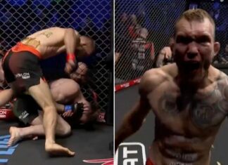 Krzysztof Mendlewski rozbił ciosami Marcina Skrzeka i obronił pas Babilon MMA w wadze lekkiej!