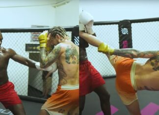 Sparing dwóch byłych mistrzów UFC – Adesanya vs O’Malley (WIDEO)