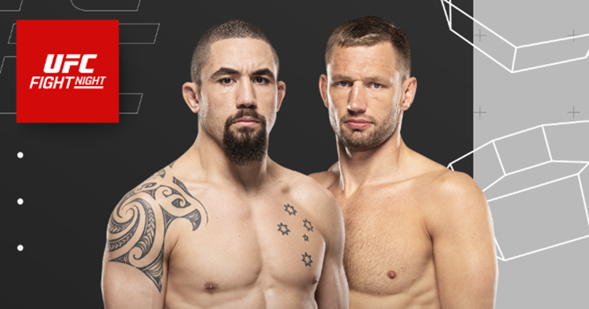 Robert Whittaker kontra Reiner De Ridder walką wieczoru UFC on ABC 9