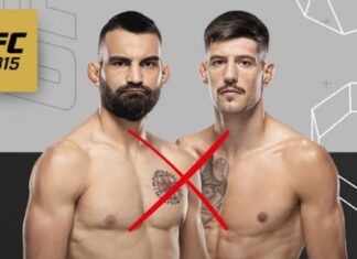 Joel Alvarez wypadł z zestawienia z Benoitem Saint-Denis na UFC 315