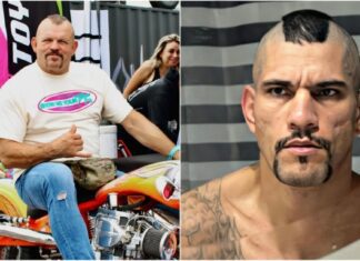 Chuck Lidell wskazuje swojego ulubionego, obecnego zawodnika w UFC