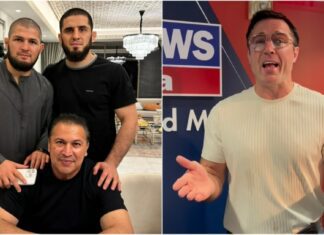 Islam Makhachev odpowiada Chaelowi Sonnenowi. „Średni sportowiec, który zbudował swoją karierę na…”