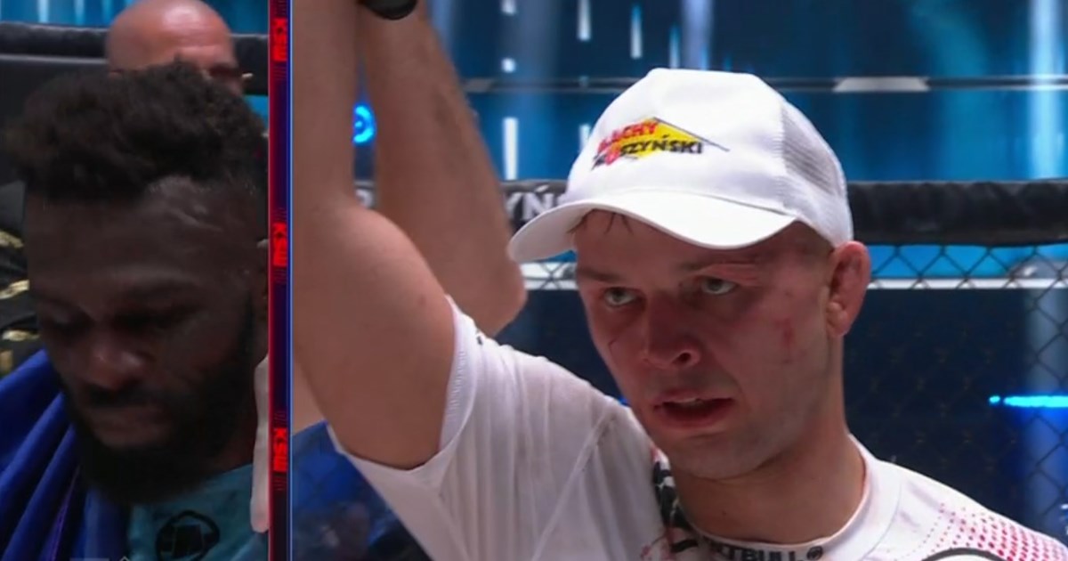 Mateusz Makarowski wygrał z Aymardem Guih! Pierwsze zwycięstwo dla Polski na gali XTB KSW 106
