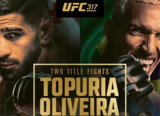 UFC 317: Topuria vs Oliveira – karta walk, informacje o transmisji gali