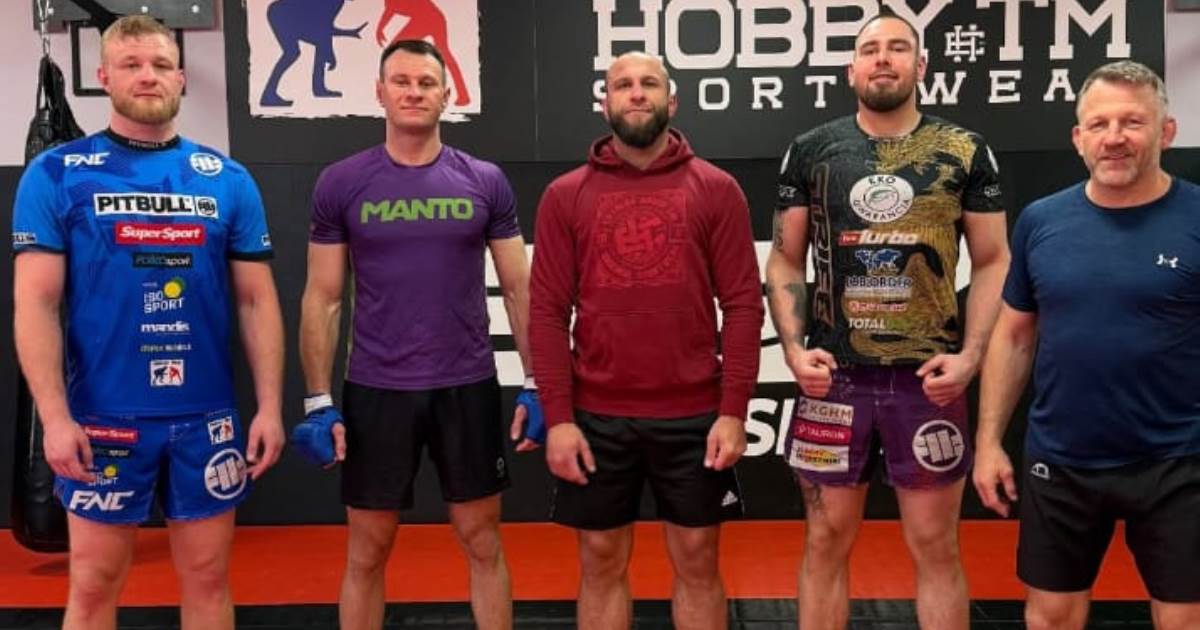 Arkadiusz Wrzosek na treningach w klubie Ankos MMA