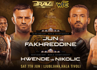 Brave CF 96: Jun vs Fakhreddine – karta walk, informacje o transmisji gali z udziałem Arkadiusza Pałkowskiego