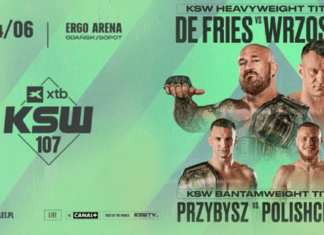 XTB KSW 107: De Fries vs Wrzosek – karta walk, informacje o transmisji gali