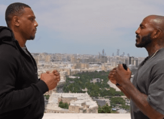 Pierwsze spotkanie twarzą w twarz Jamahal Hilla z Khalilem Rountree przed UFC w Baku (WIDEO)