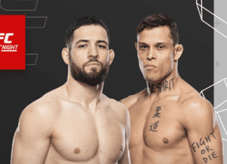 Nassourdine Imavov vs Caio Borralho walką wieczoru gali UFC w Paryżu
