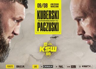 Oficjalnie: Radosław Paczuski rywalem Piotra Kuberskiego na KSW 109