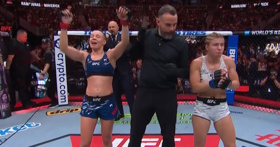 ufc namajunas maverick