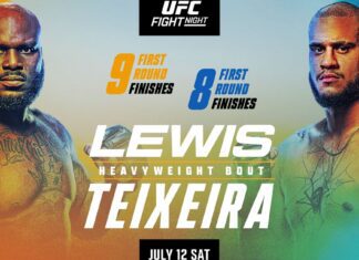 UFC on ESPN 70: Lewis vs Teixeira – karta walk, informacje o transmisji gali