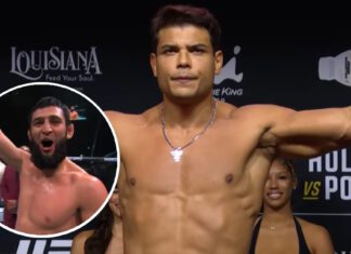 „Wilk jest pudlem” Costa krytykuje Chimaeva po UFC 328 Paulo Costa