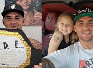 Zdjęcie dnia: Dustin Poirier pokazuje wyjątkowy prezent od córki po zakończeniu kariery