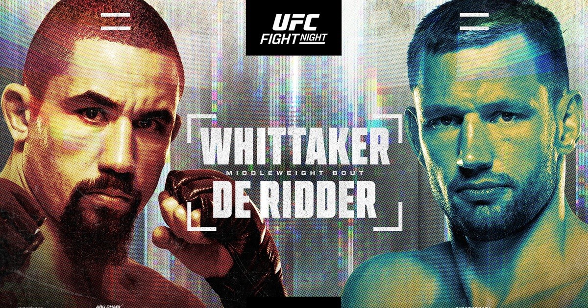 ufc whittaker vs de ridder wyniki gali