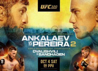 UFC 320: Ankalaev vs Pereira 2 – rozpiska, informacje o transmisji gali z walką Jakuba Wikłacza