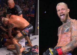 Nieudany debiut Adriana Hamerskiego w OKTAGON MMA! Polak rozbity przed Radka Rousala