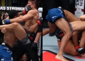 Nokaut roku w UFC? Elijah Smith z potężnym slamem w stylu Rampage’a Jacksona (WIDEO) UFC SLAM KO
