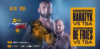 Dwóch mistrzów stanie do obron pasów na gali XTB KSW 111