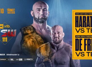 Dwóch mistrzów stanie do obron pasów na gali XTB KSW 111