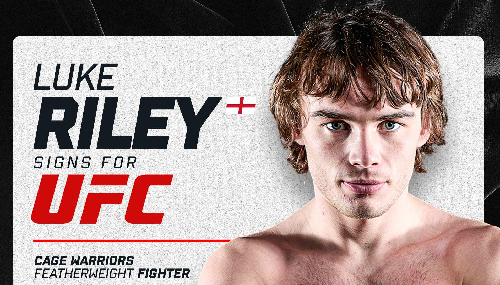 Niepokonany zawodnik kategorii piórkowej Cage Warriors, Luke Riley ...